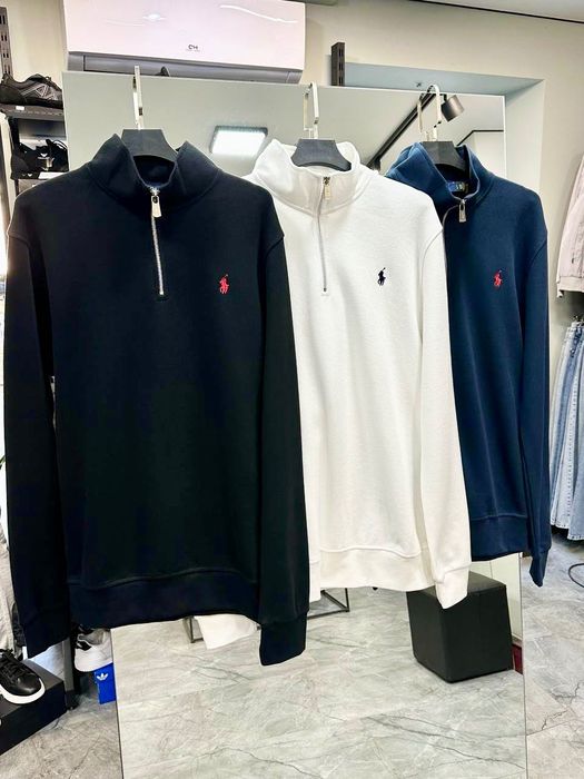 ‼️TOP‼️БЕЗ ПРЕДОПЛАТ‼️Мужская кофта полу замок поло Polo Ralph Lauren | кофта полу зип поло | кофта  1/3 поло Ральф | зипка polo Ralph Lauren |