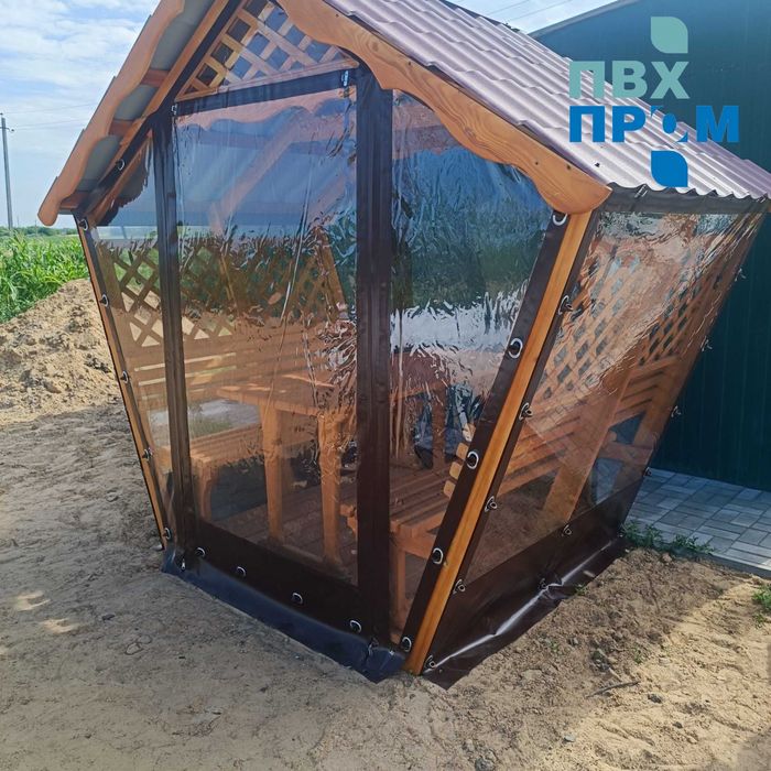 М'які вікна / штори ПВХ для терас, альтанок / Тенти ПВХ для авто