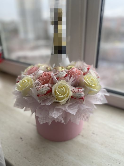 Букет з цукерок букет с конфет день влюбленных день закоханих подарок