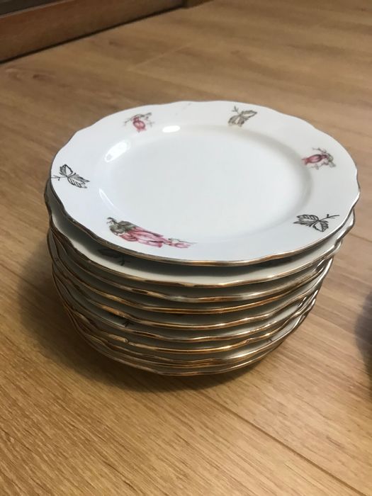 Олень,тарелки фарфор , блюдо 30/30 см, конфетница