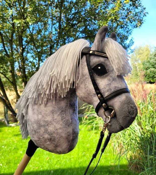 Konik Hobby Horse A4 ręcznie szyty z minky,  jabłkowity #367