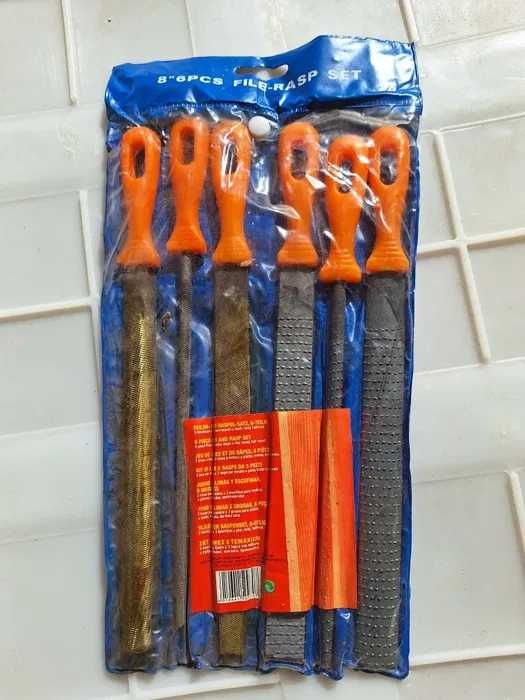 Conjunto de 6 limas 8" (File & Rasp Set) – Novo