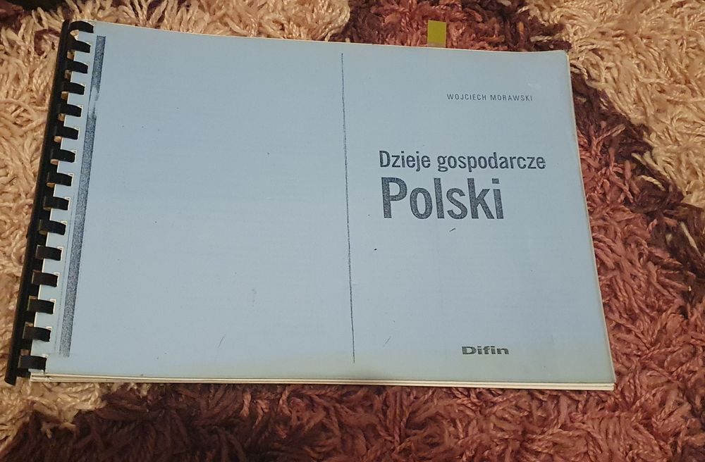 Dzieje gospodarcze Polski Wojciech Morawski