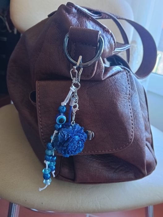 Bag charm artesanal FLOR