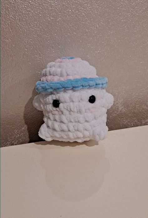 Maskotka na szydełku grzybek na szydełku