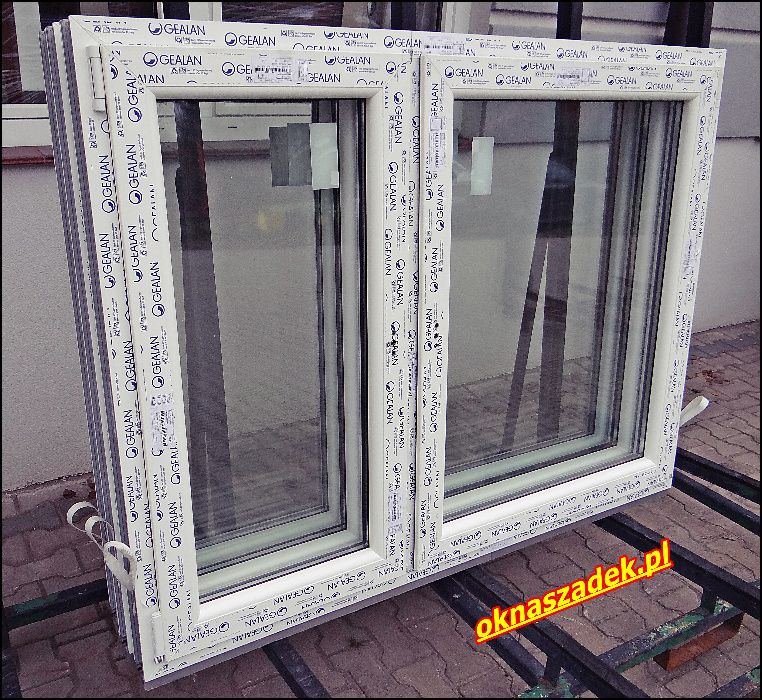 1465x1135 okno PCV od ręki - okna Szadek nowe i używane