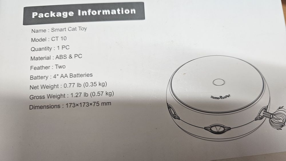 Brinquedo Interativo Recarregável para Gatos (USADO)
