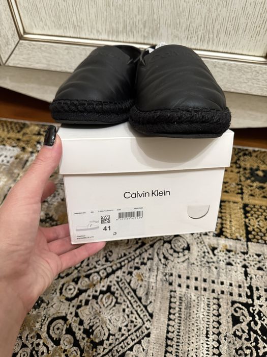 Шкіряні еспадрильї Calvin Klein,Європа не Америка!!!