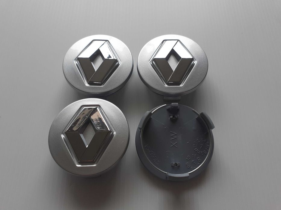 Centros/tampas jante completos Renault com 54, 56, 57, 60, 65 e 68 mm