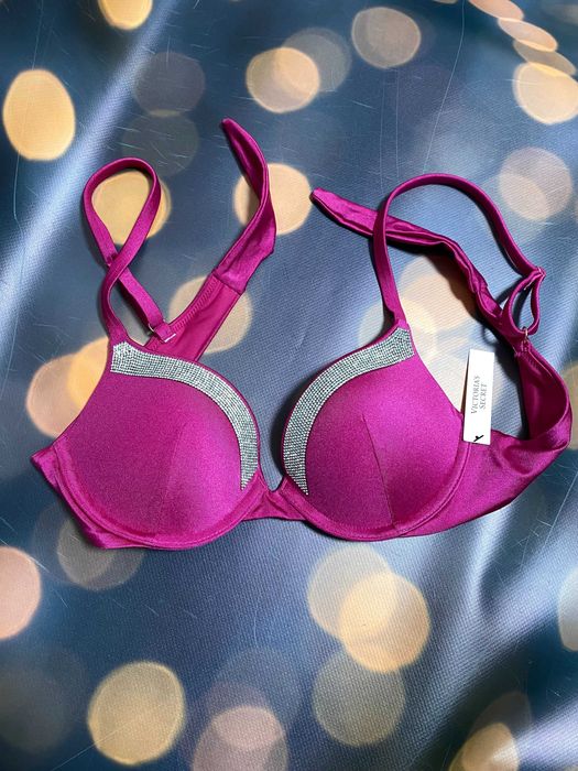 Купальник со стразами Victoria's Secret США. Низ M, верх 70-75 A,А/B