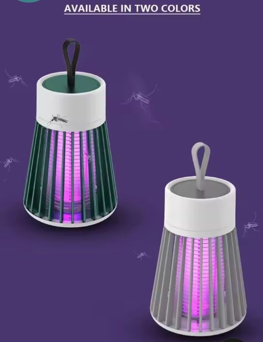 Електрична лампа-пастка для комарів USB (безпечна для дітей)