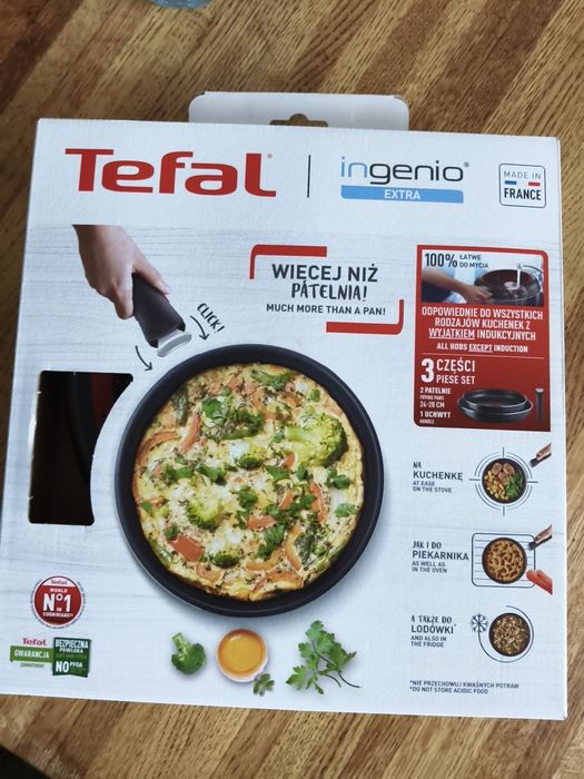 Patelnie Tefal z rączką