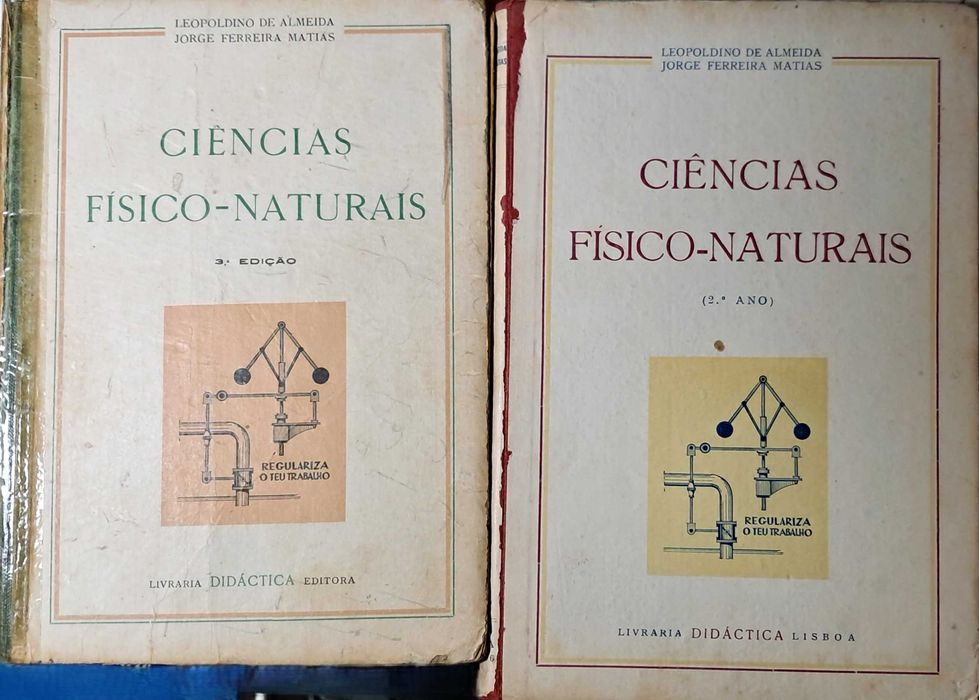 Livros Ciências Fisico Naturais Antigos