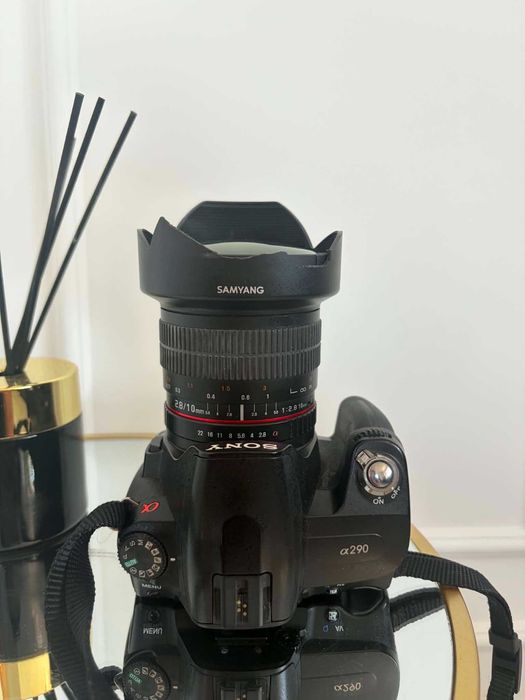 Aparat fotograficzny Sony + obiektyw