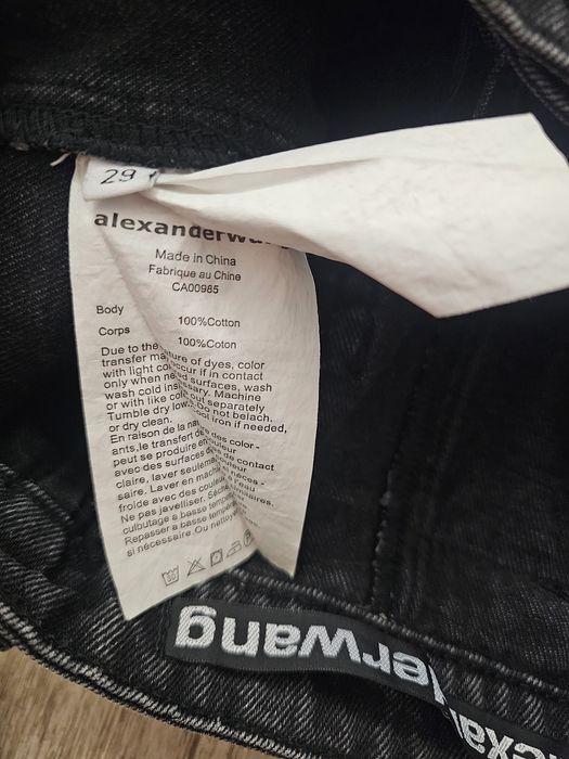 Юбка шорти Alexander Wang котон джинсова стильна модна