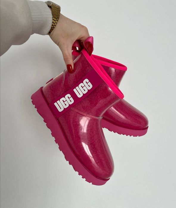 р36-39 Жіночі уггі Ugg Classic Clear Mini Boot  Black Blue Beige