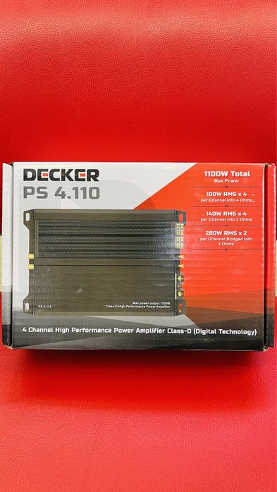 Автомобільний підсилювач звуку/Клас D/для сабвуфера, динаміків