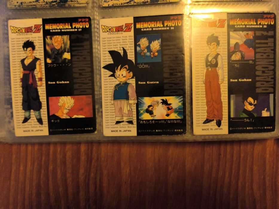 Envio grátis - DBZ - Cartas - Memorial Photo - V2