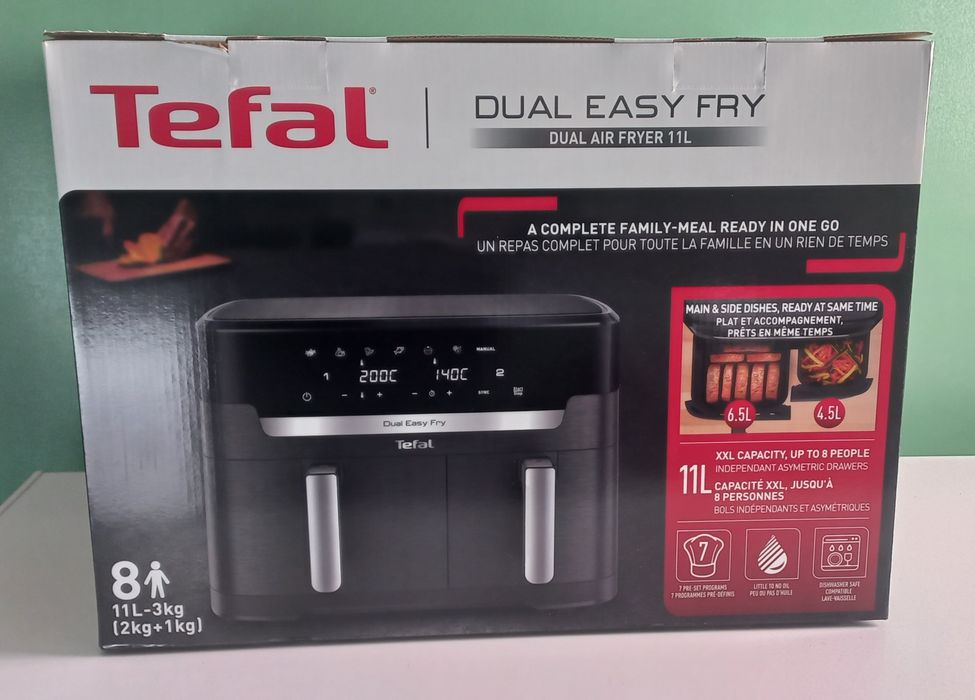 Аерогриль Tefal Dual Easy Fry & GrillE Y942HE0