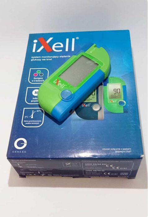 Glukometr iXell pełen komplet -fabrycznie nowy.