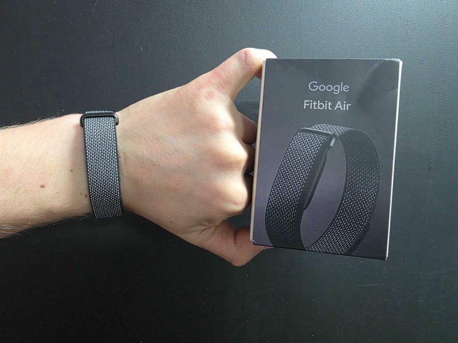 Фітнес-трекер Google Fitbit Air Matte Black | Стан нового | Повний комплект