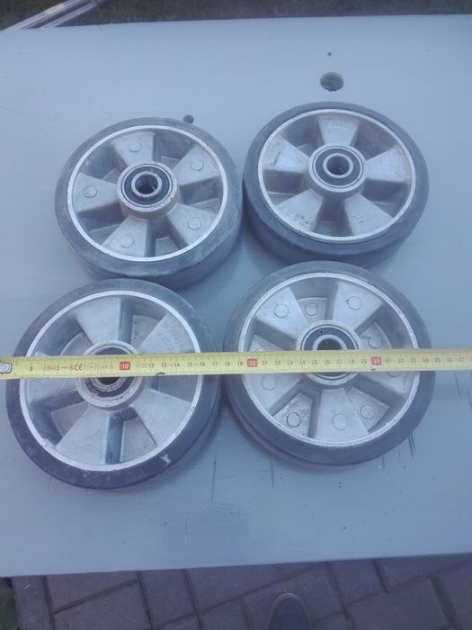 Kółko obrotowe skrętne i sztywne