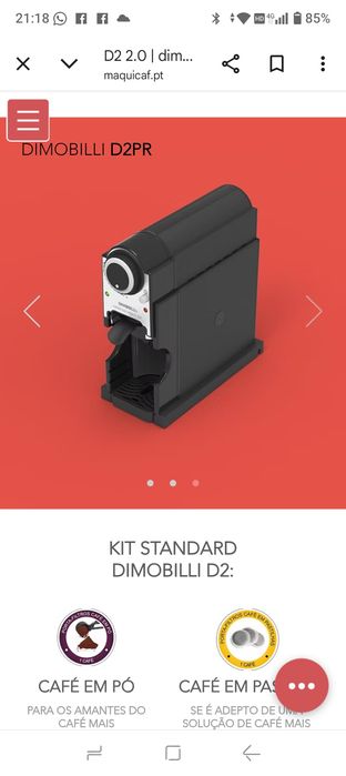 Maquina de café expresso Demobilli D2