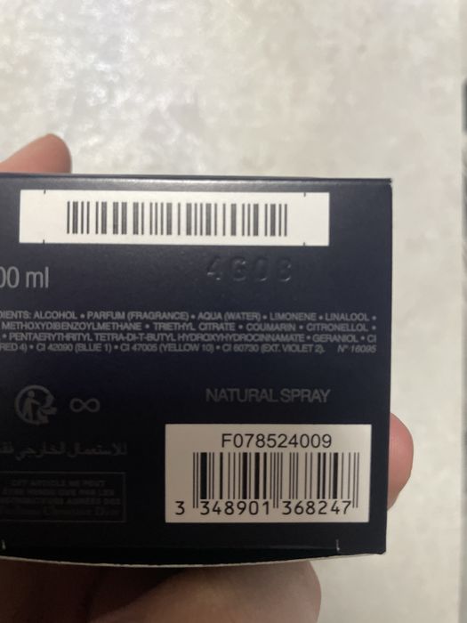 Оригінал Dior SAUVAGE eau de parfume 100 ml DUTY FREE edp