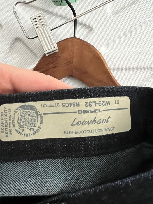 Diesel markowe jeansowe spodnie modne dzwony niski stan rozmiar 38 M