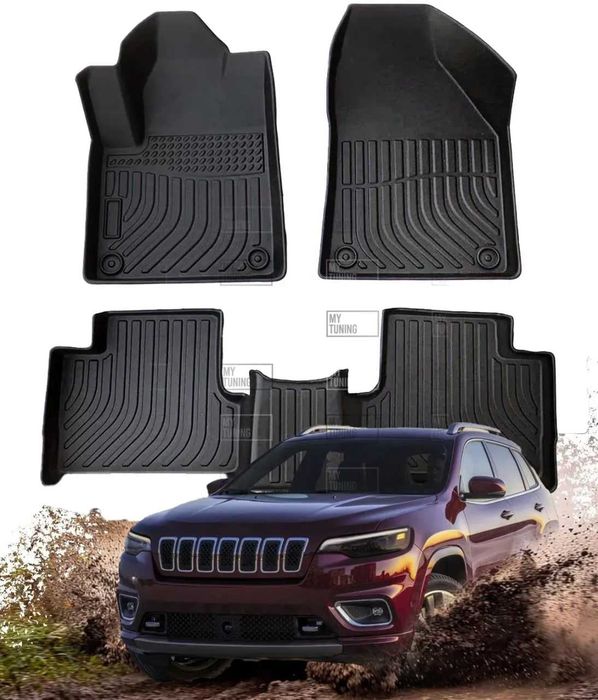 3D КОВРИКИ В САЛОН Jeep Cherokee KL Джип Grand Cherokee ковры салона