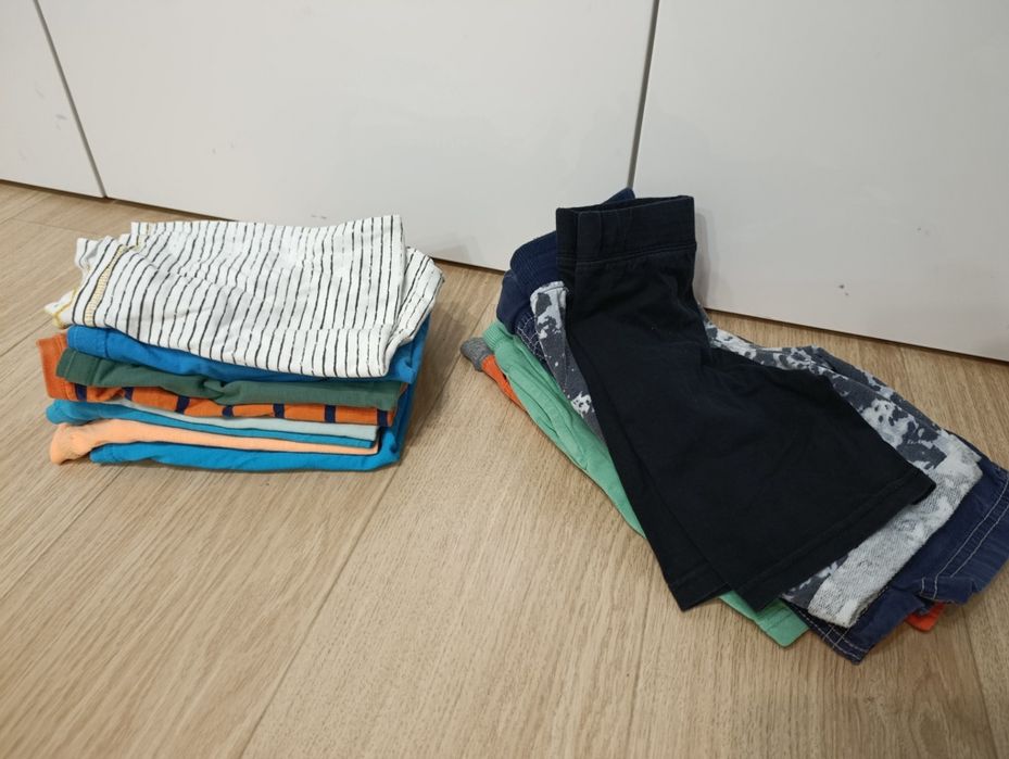 Paczka paka zestaw r 122 next George Reserved spodnie szorty bluzka