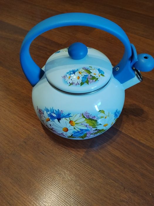 Чайник емальований зі свистком Zauberg , 2,2 л.