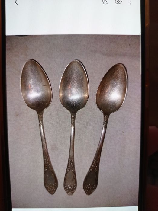 Мельхіор ложки різні