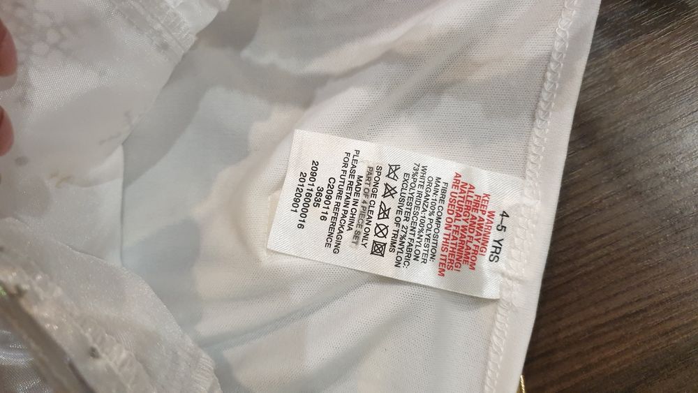 Платье снежинки,платье на утренник,платье ангела