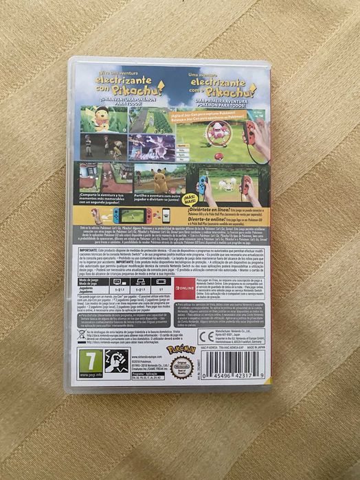 Pokémon: Let's Go, Pikachu! - jogo para nintendo switch