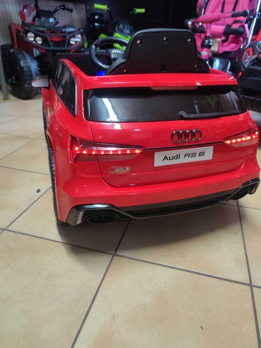 Samochód Auto AUDI RS6 GT Czerwony Auto na akumulator dla dzieci