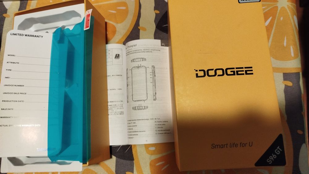 Doogee S 96 GT  15/256GB komplet stan bdb