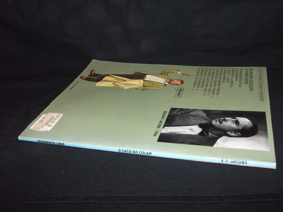 Livro BD O Caso do Colar Blake e Mortimer Bertrand