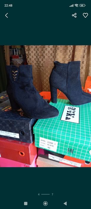 Ботінки жіночі. Нові. Сток.