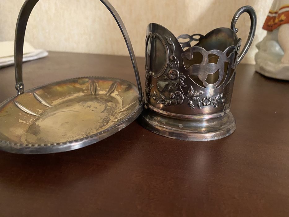 Подстаканник, сухарница