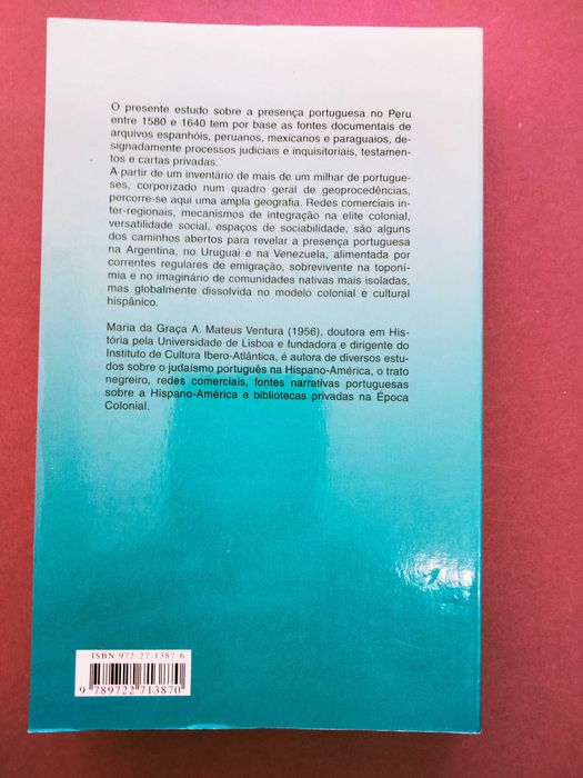 Portugueses no Peru ao Tempo da União Ibérica (3 Vols) - Maria Ventura