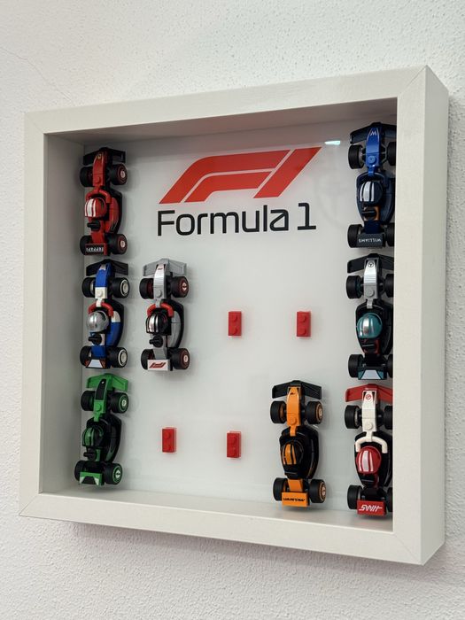 Quadro exposição para coleção lego mini F1 - 71049