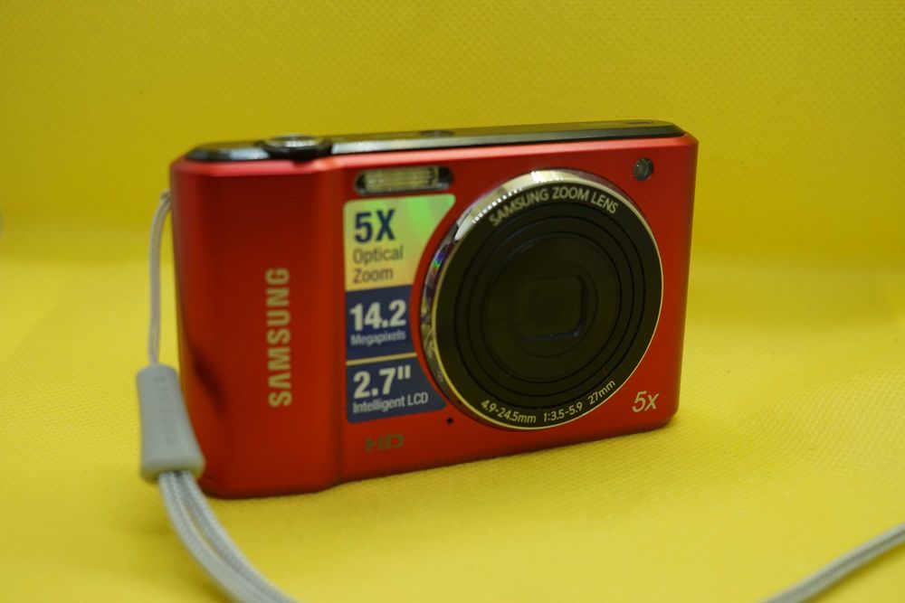 Digicam Samsung ES90 14.2MP Vermelha - Como Nova