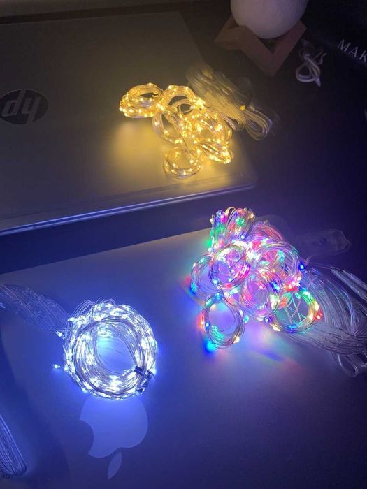 Гірлянда штора 3*2 USB з пультом холодний теплий кольори гирлянда роса