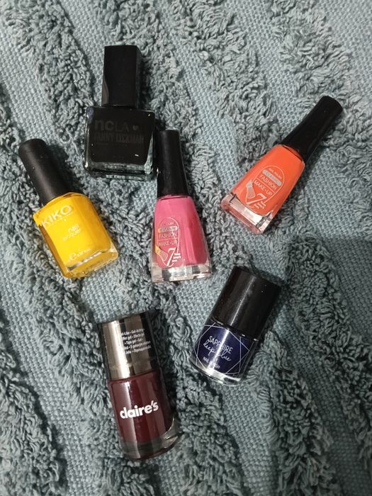 Zestaw używanych lakierów do paznokci Kiko innych