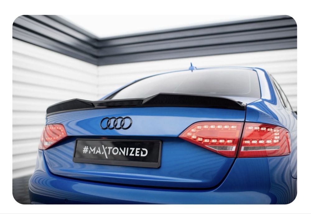Spoiler lotka nakładka na klapę bagażnika Audi S4 B8 Maxton Design