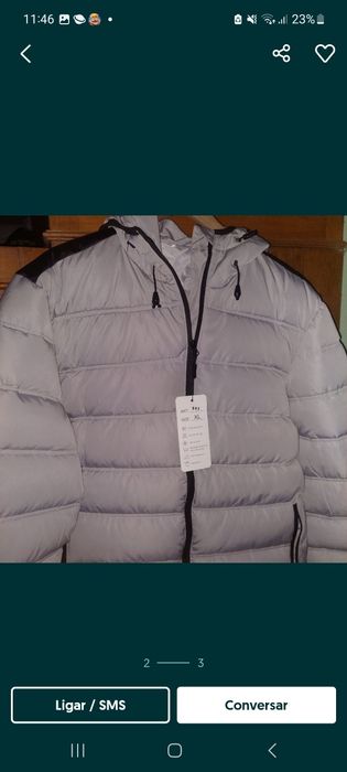 Casaco 100% poliéster..tamanho L ..NOVO..