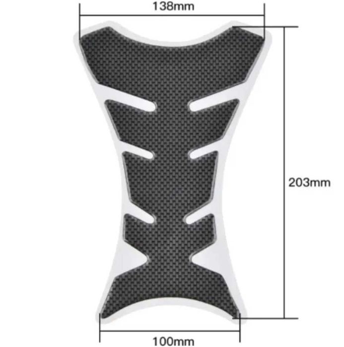 Наклейка на бак мотоцикла Progrip 3D
