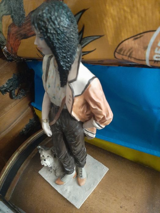 Estatueta Vintage feita à mão Arte Nova