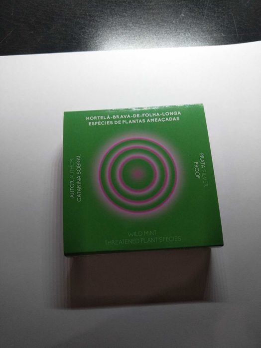 Moeda Hortelã-Brava prata proof